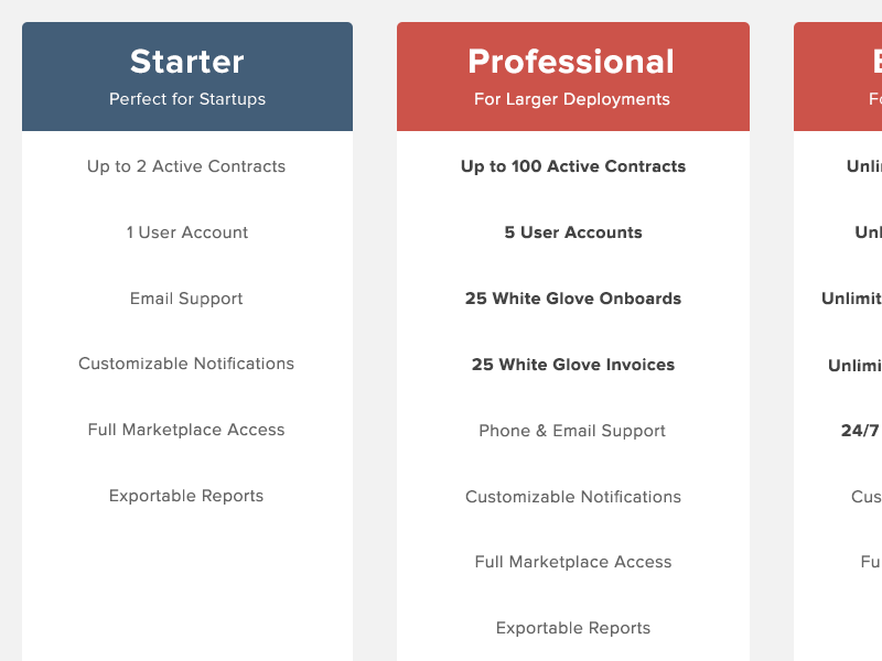 Pricing Page Plan Comparison