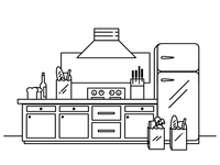 Kitchen Illustration
