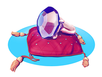 Ring on a pillow