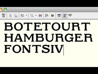 Botetourt Typeface (Update #3)