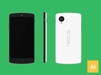 Download Nexus 5 Vector (.ai)