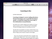 New topbar UI for Words