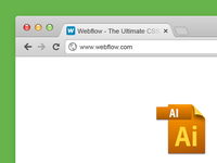 Free Vector Chrome Browser Window