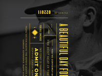 Foil Stamped Poster