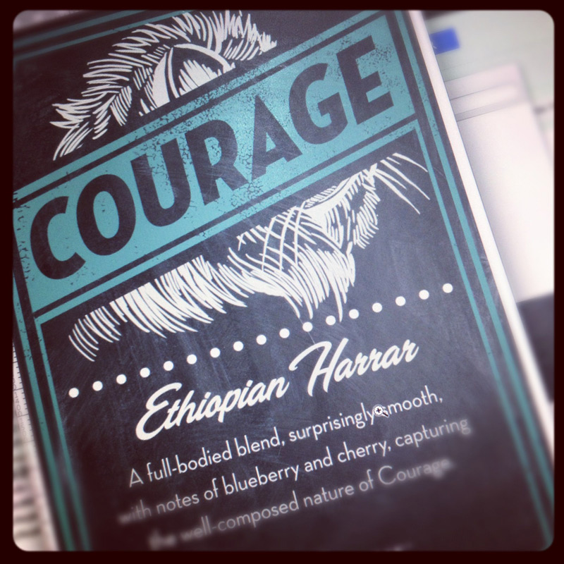Courage-coffee-label