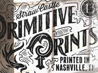 Primitive Prints - Straw Castle