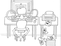 Line Work: Music Industry Illustration