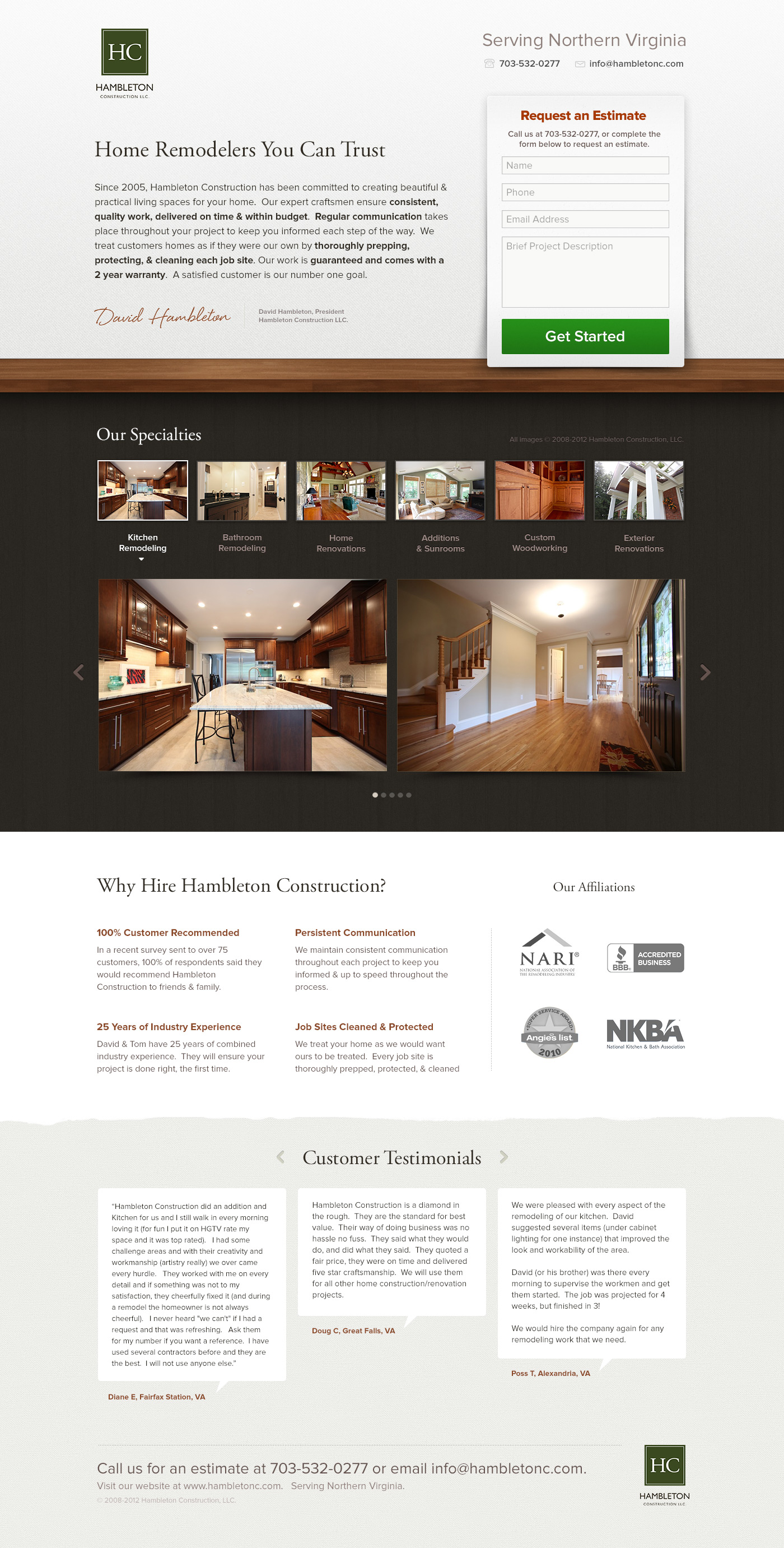 Landing-page