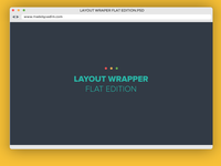 Layout Wrapper flat edition