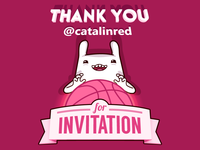 Thanks to Catalin Rosu for Invitation
