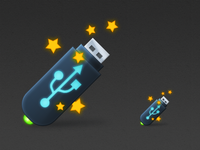 usb flash icon