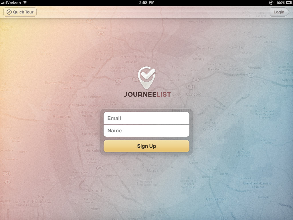 Welcome-screen