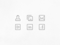 Simple Gray Icons