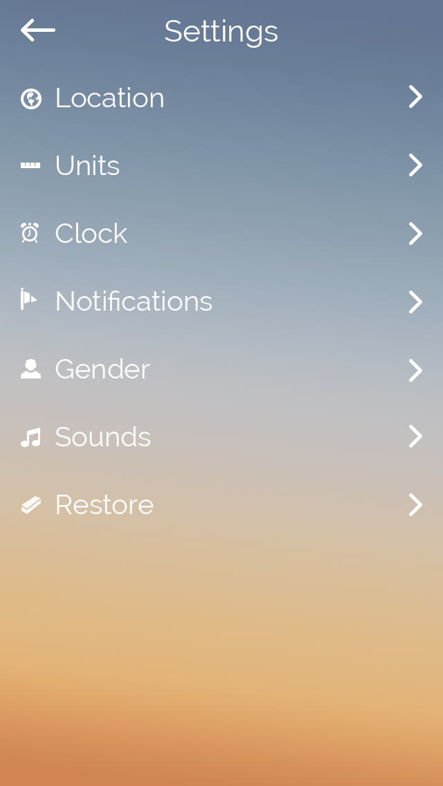 Settings