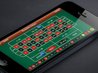 Roulette Helper app main ui design