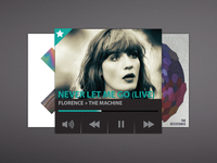 Music player widget