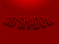 3D Shadow (PSD Freebie)