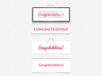 Congratulations!