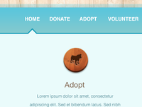 Wooden Button