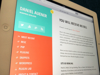 Simple blog layout