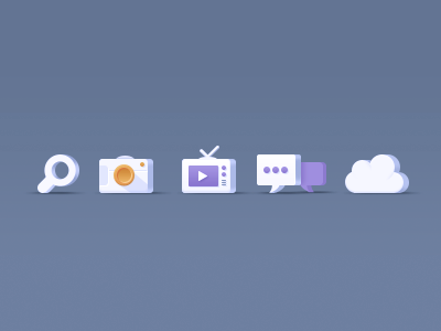icon set for the new mixpanel