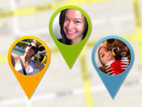 whereby simple photo location markers