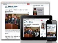 Responsive blog design