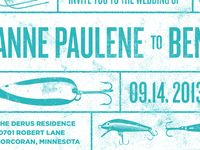 Tackle Box Wedding Invites