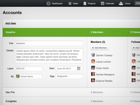 Project Accounts 