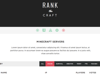 Minecraft Server Lists