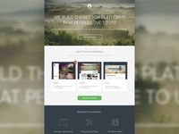 Homepage design (WIP)