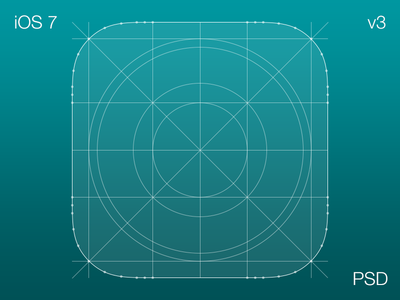 Download iOS Icon Grid v 3