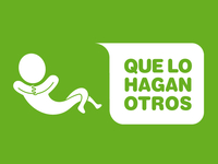 "Que lo hagan otros" Logo
