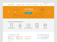 Early stage of a webdesign – iteration