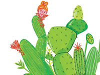 Cactus Flower Head