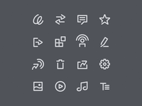 Stampsy App Interface Icons