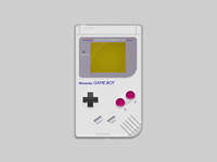 Game Boy Nintendo (Free PSD)
