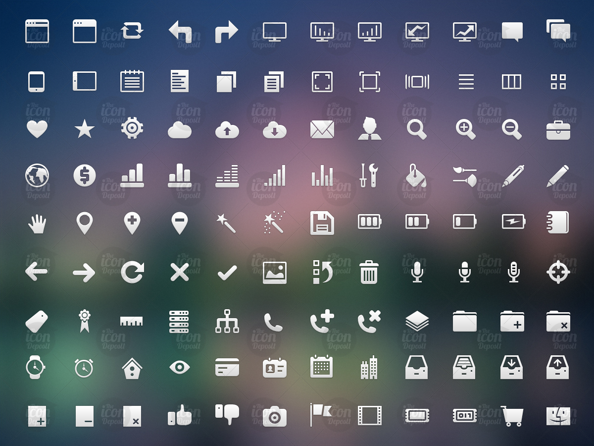 Crisp_icon_set_-_preview_-_48x48