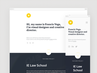 Portfolio Home Responsive Text