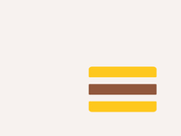 Hamburger Button