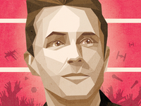 'Nerds Win!' Maxim Magazine // Chris Hardwick Illustration