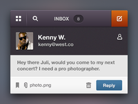 Email widget