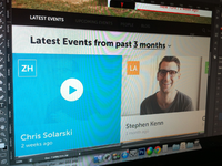 Creative Mornings Redesign Personal Project 2