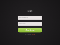 Login form