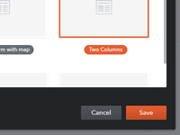 Link page dialog