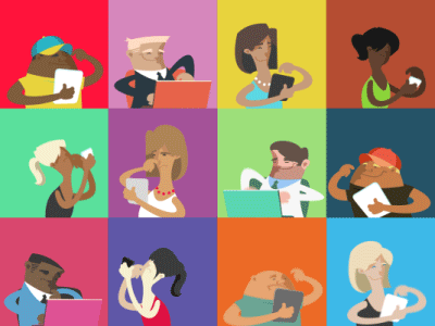 15 great animated gifs on Dribbble 