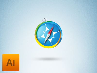 Download Colorful Safari Icon
