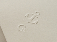 Embossed Anchor