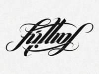 Ambigram tattoo