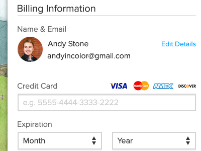 Updated Order Page